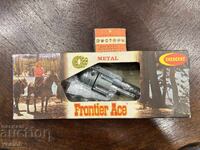 Jucărie Veche Capsen Pistol Capsulă cu Benzi și Cutie