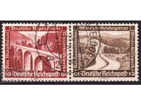 Germany Reich - 1936 - Modern Buildings - 2-K from a card - ZD, stamp