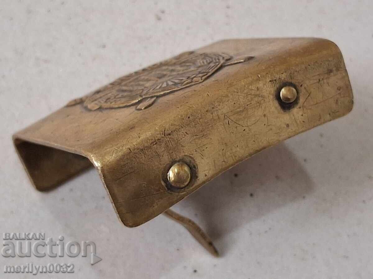 Παράδοση Σοσιαλιστικό ρεύμα για στρατιωτική ζώνη στρατιωτική πόρπη Ρουμανία