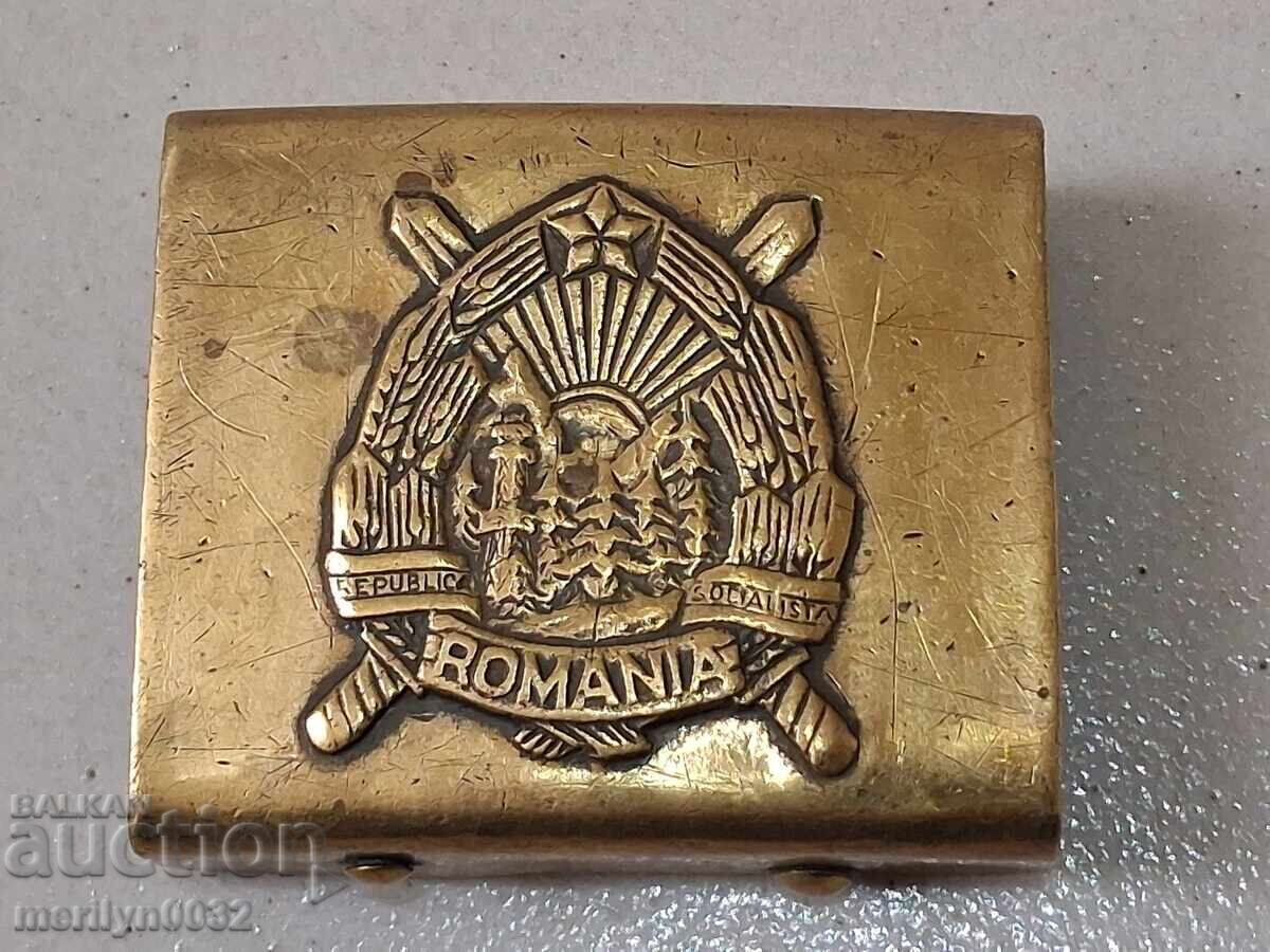 Σοσιαλιστικό ρεύμα για στρατιωτική ζώνη στρατιωτική πόρπη Ρουμανία - 5