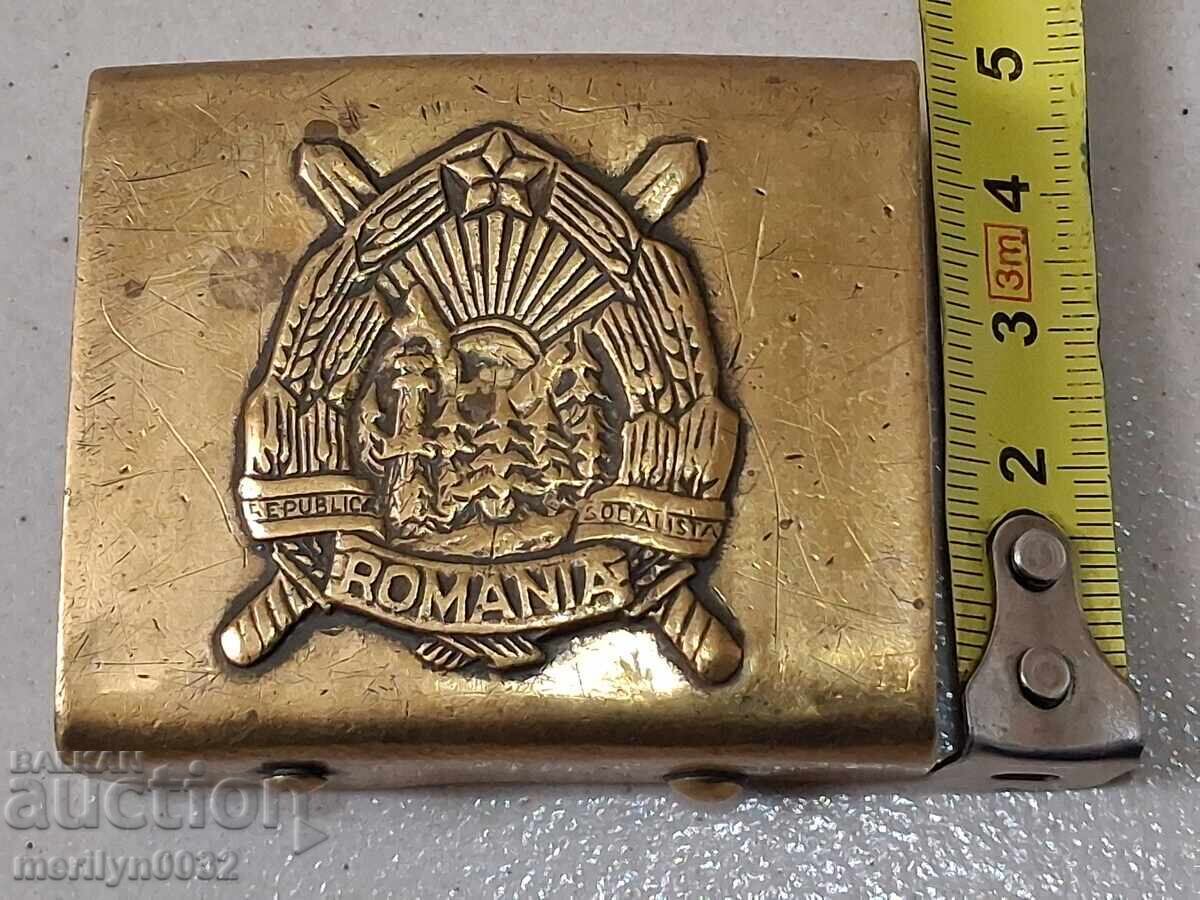 Σοσιαλιστικό ρεύμα για στρατιωτική ζώνη στρατιωτική πόρπη Ρουμανία - 7