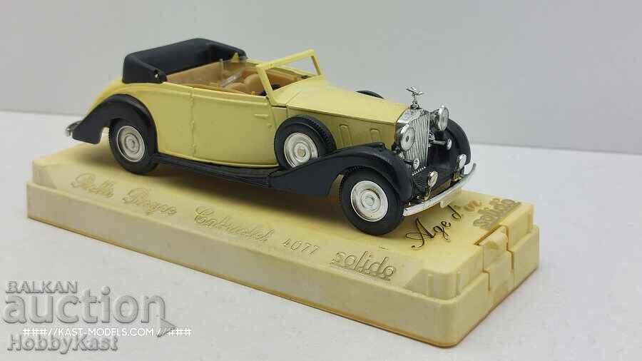 Rolls Royce Cabriolet Solido (Franța) 1/43 Rolls Royce Cabriolet Solido (Franța) 1/43