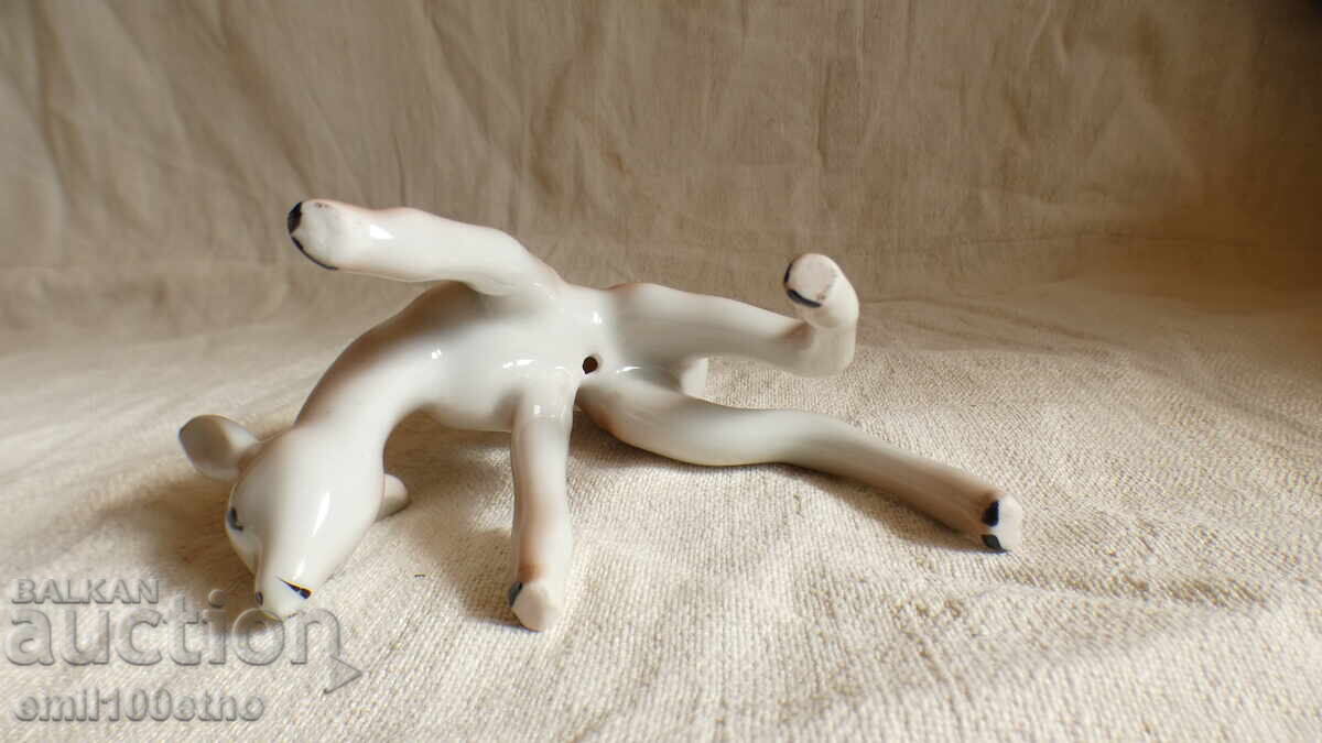 Figurină Căprioară porțelan vechi bulgăresc - 6