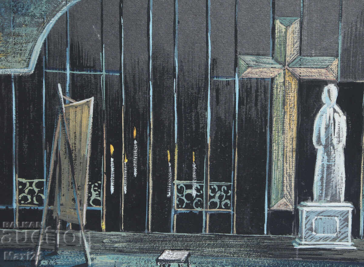 Картина гваш сценичен декор - 5