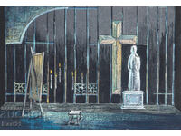 Картина гваш сценичен декор