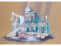 Картина гваш сценичен декор