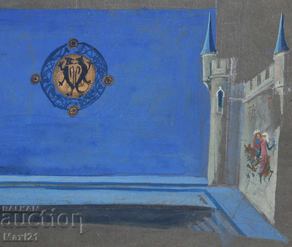 Γκουάς ζωγραφική σκηνογραφία διακόσμηση - 5