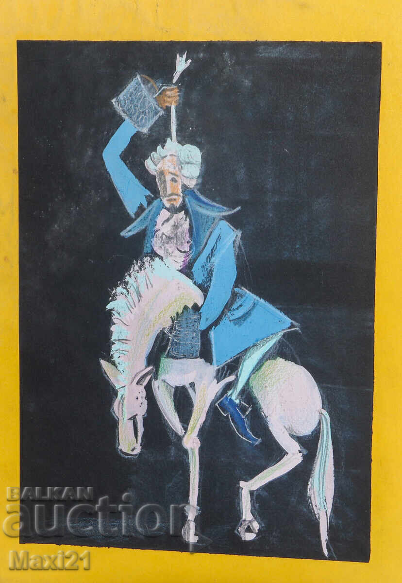 Δημοπρασία Έργο γκουάς σκηνογραφία βαρόνος Μυνχάουζεν