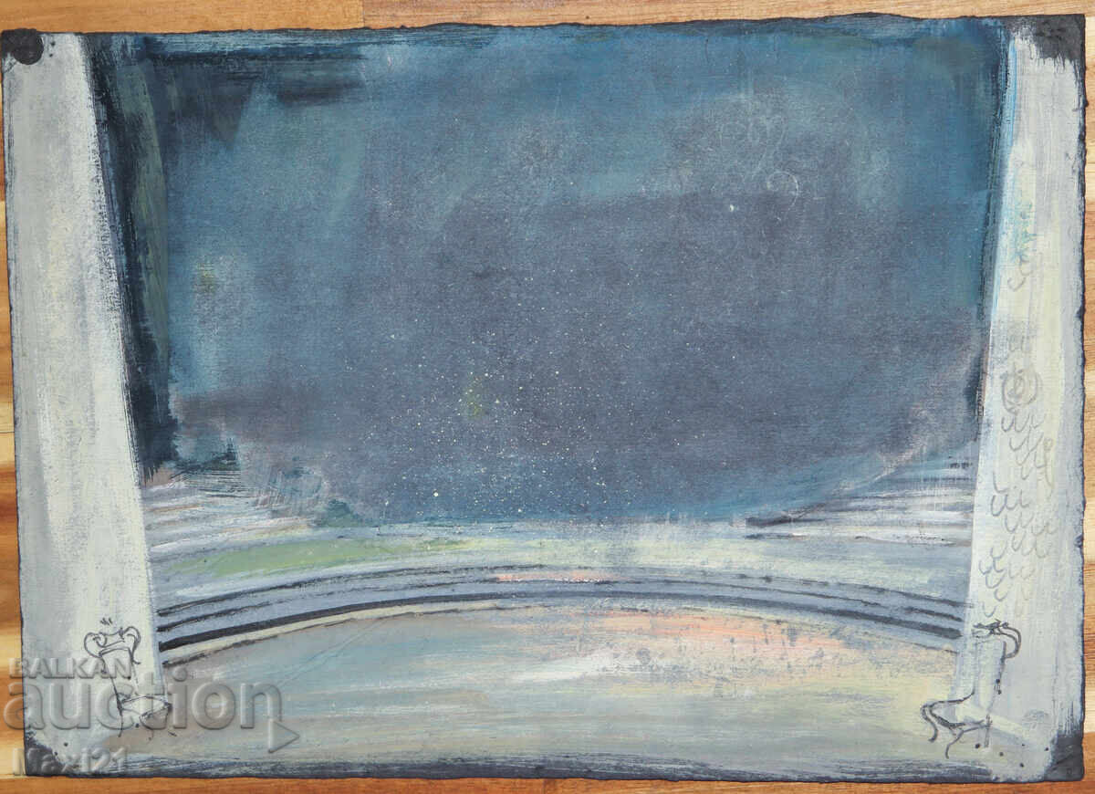 Tablou guaș scenografie decor cu preț 120.00 BGN | € 61.36