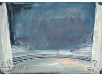 Картина гваш сценография декор