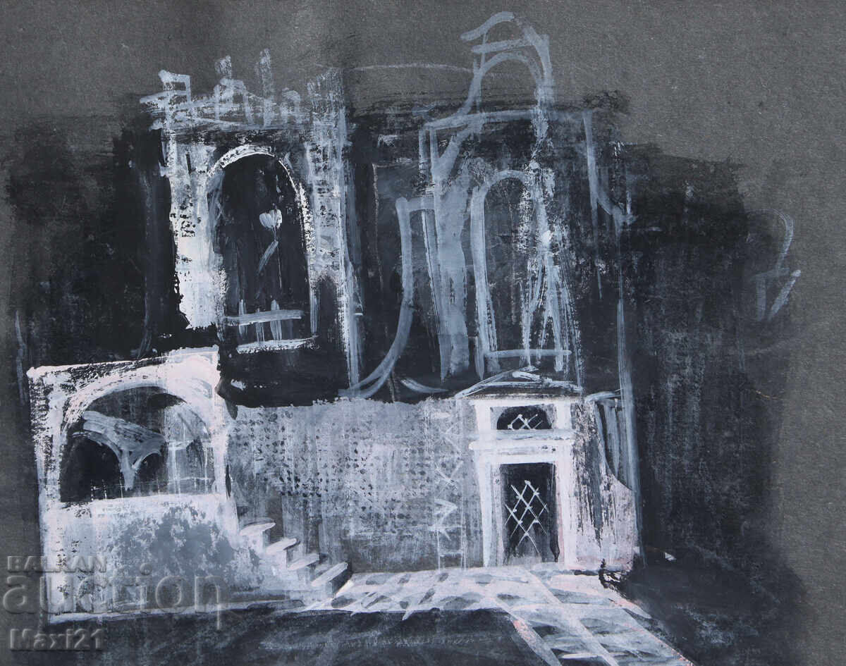 Παράδοση Γκουάς ζωγραφική σκηνογραφία διακόσμηση