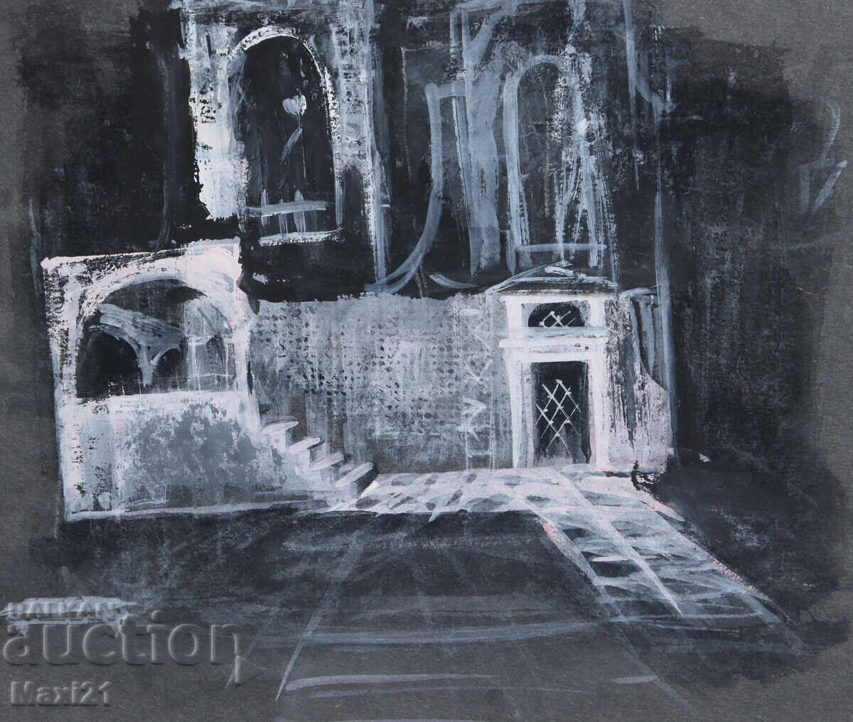 Γκουάς ζωγραφική σκηνογραφία διακόσμηση - 5