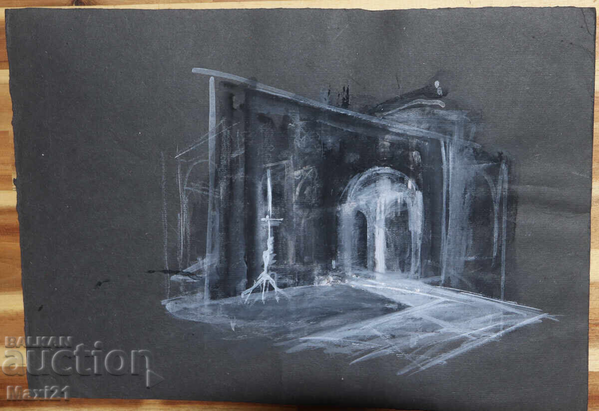 Γκουάς ζωγραφική σκηνογραφία διακόσμηση - 6