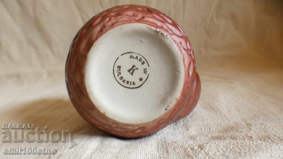 Ceașcă în formă de Pipă porțelan bulgăresc vechi Kitka Novi Pazar - 5 Ceașcă în formă de Pipă porțelan bulgăresc vechi Kitka Novi Pazar - 5