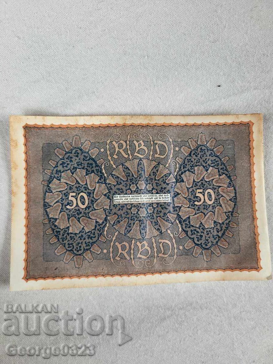 Germania 1919 50 mărci cu preț 1.99 BGN | € 1.02 Germania 1919 50 mărci cu preț 1.99 BGN | € 1.02