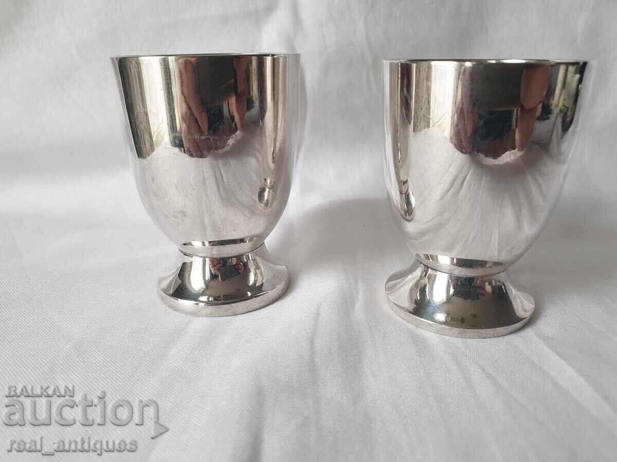 Massive silver-plated cups with price € 35.28 | 69.00 BGN