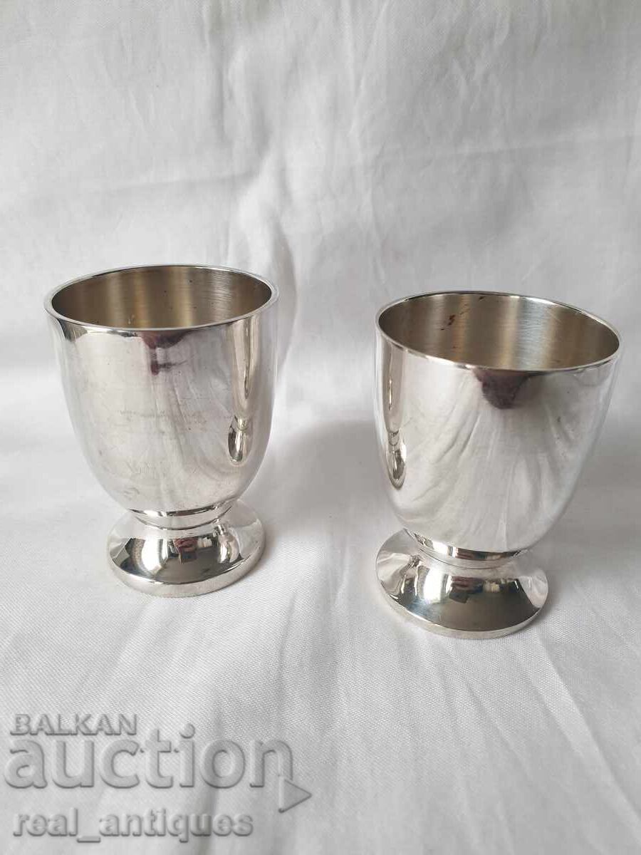 Massive silver-plated cups