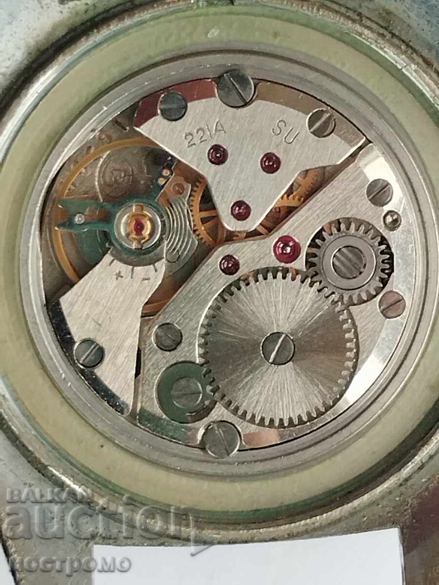 Римски цифри черен циферблат Восток 2214 - СССР - А 5780 - 6 Римски цифри черен циферблат Восток 2214 - СССР - А 5780 - 6