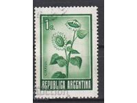 Timbrul poștal timbrat Flora Floarea-Soarelui 1971 din Argentina