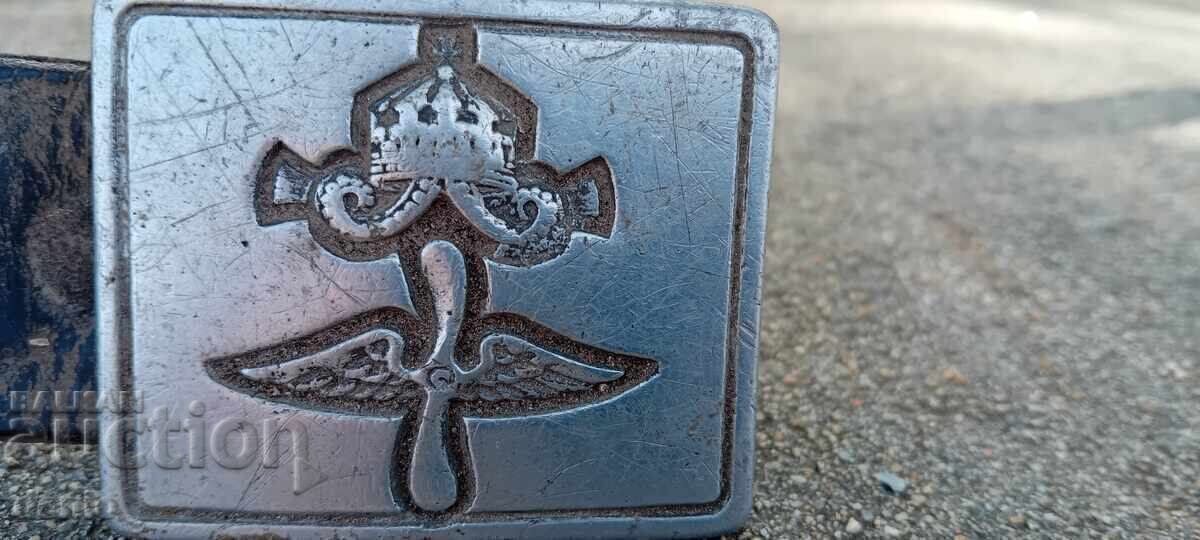 Царски пилотски колан с тока,ВВС,оригинал - 5