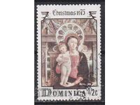Christmas 1975 Stamped Stamp from Dominica
