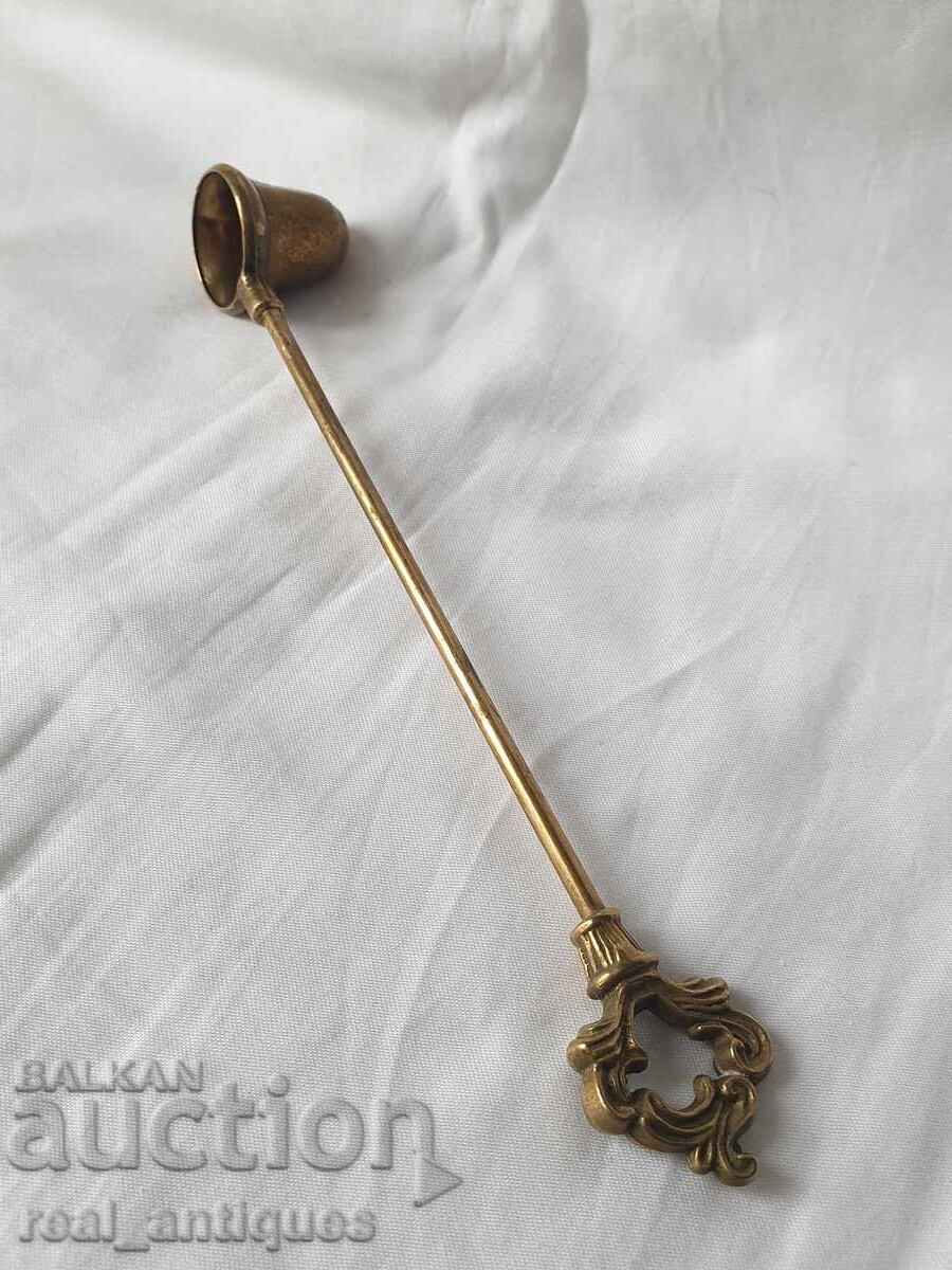 Bronze candle snuffer - 6 Bronze candle snuffer - 6