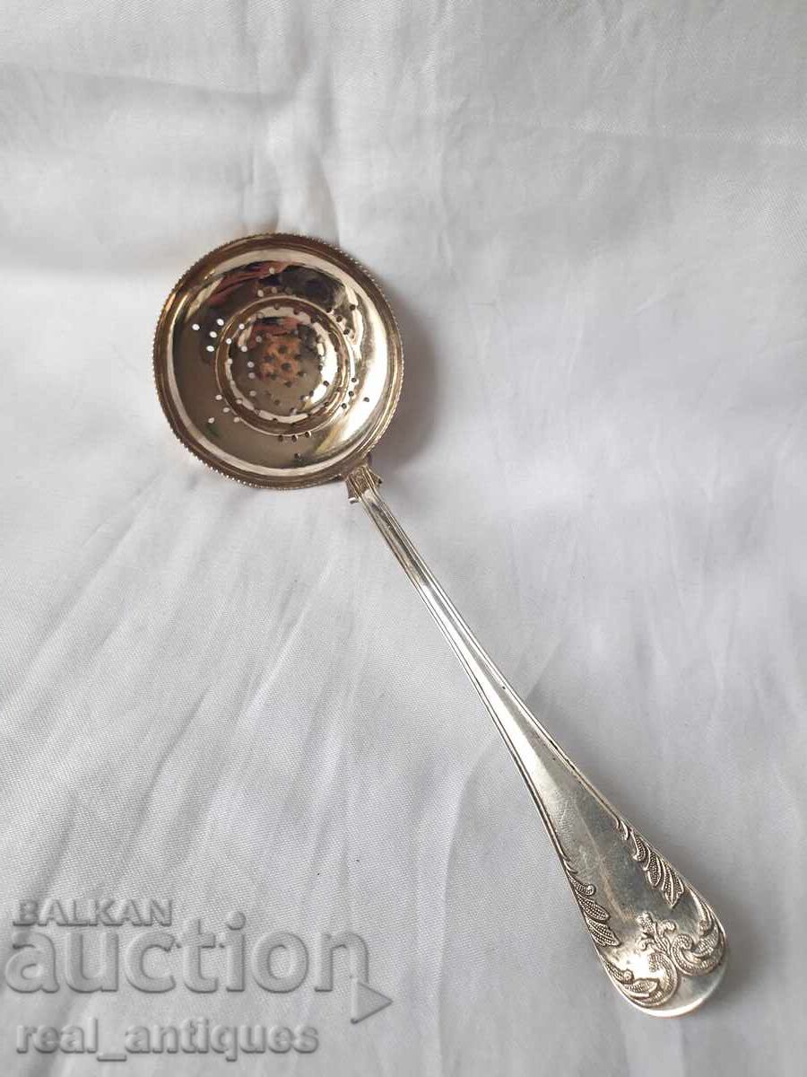 Silver-plated serving utensils