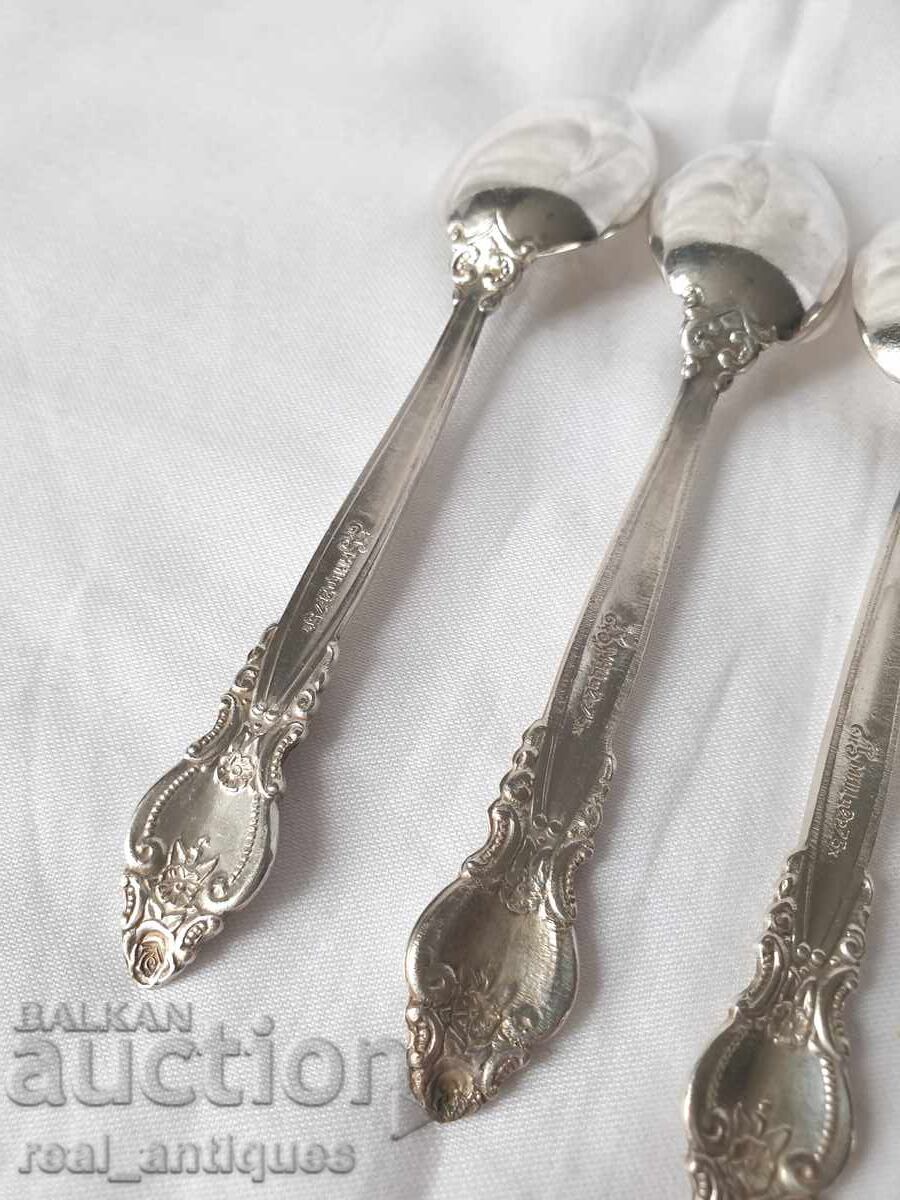 Set of silver plated spoons - 5