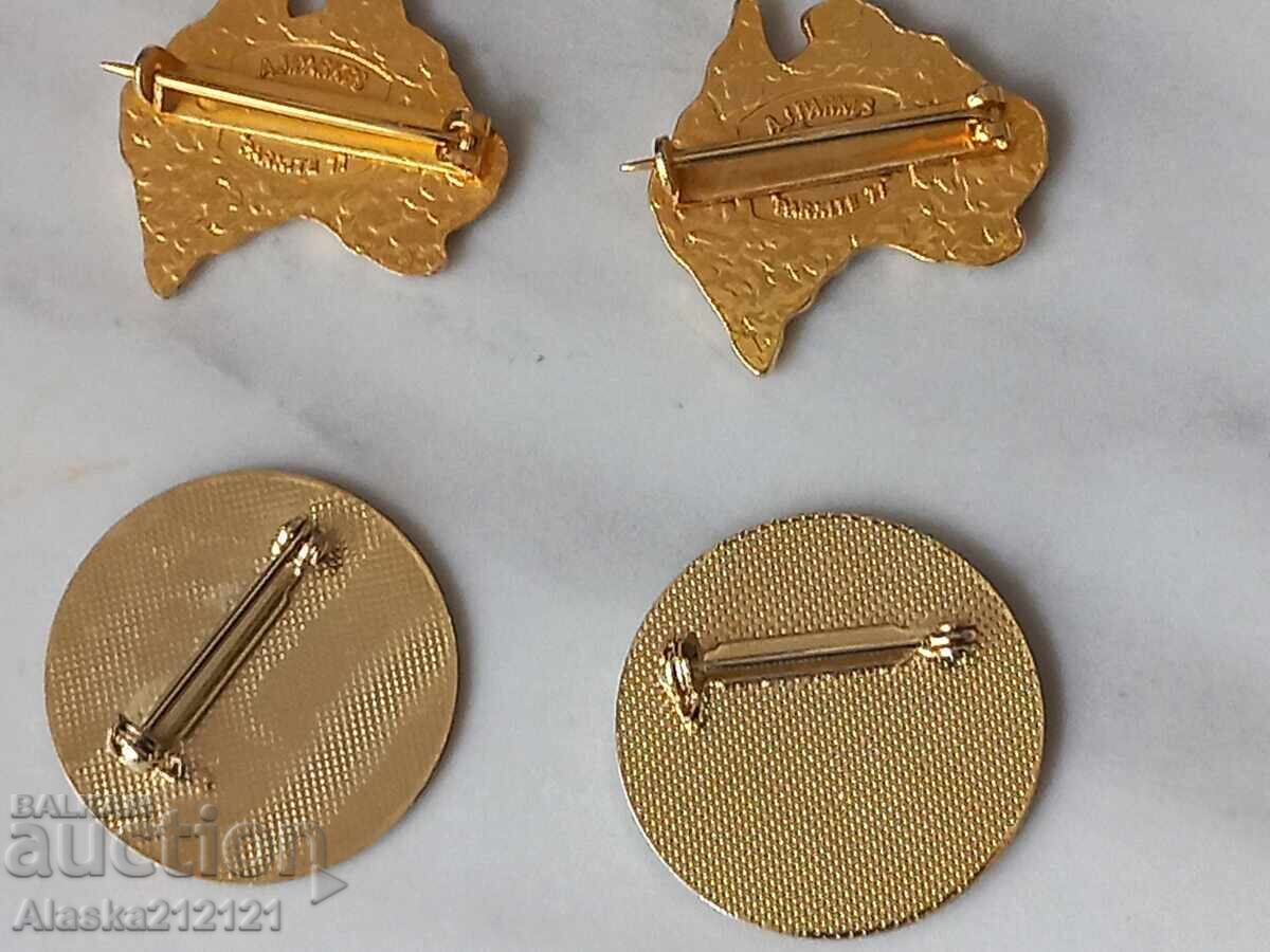 Badges - Bowling Australia Association with price 5.00 BGN | € 2.56