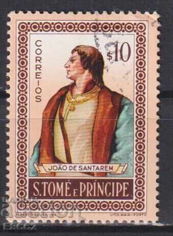 Timbrul poștal marcat João de Santarém 1952 São Tomé și Príncipe Timbrul poștal marcat João de Santarém 1952 São Tomé și Príncipe