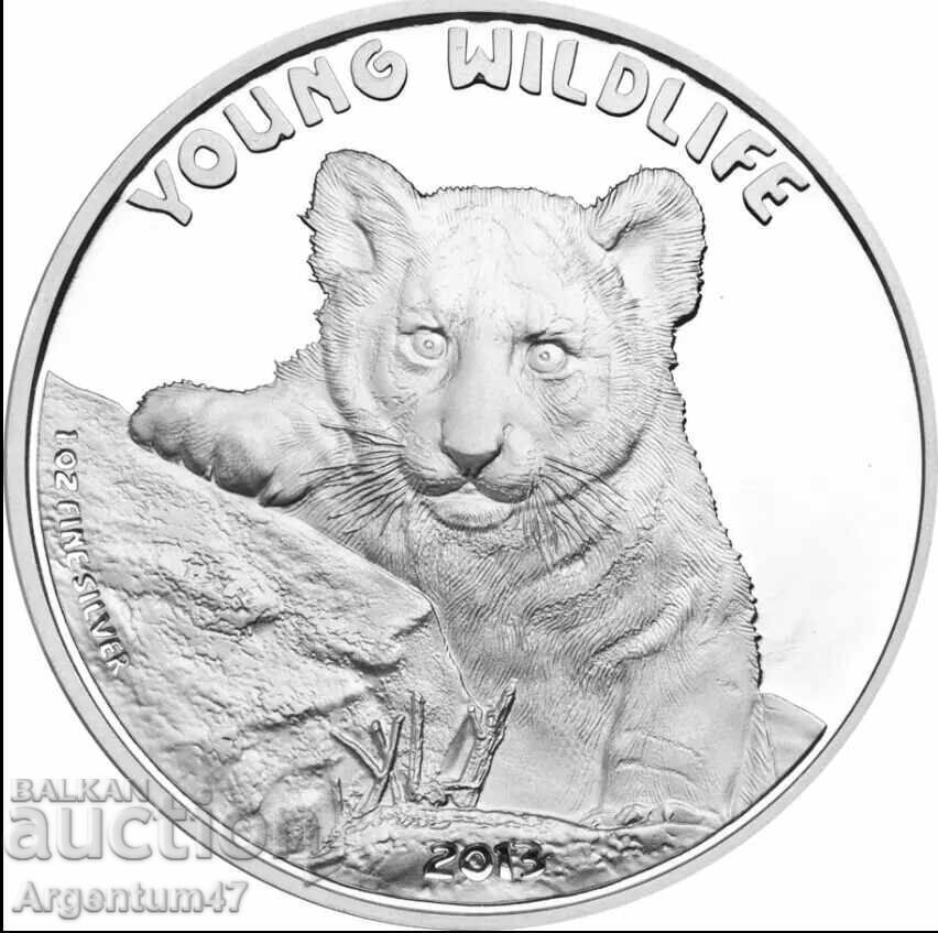 Аукцион СРЕБРО 2X1 OZ 2023 ОСТРОВИ КУК - БЕБЕ ТЮЛЕН И БЕБЕ ТИГЪР