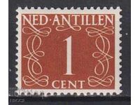 Clean Stamp Regular 1 Cent 1950 from Netherlands Antilles