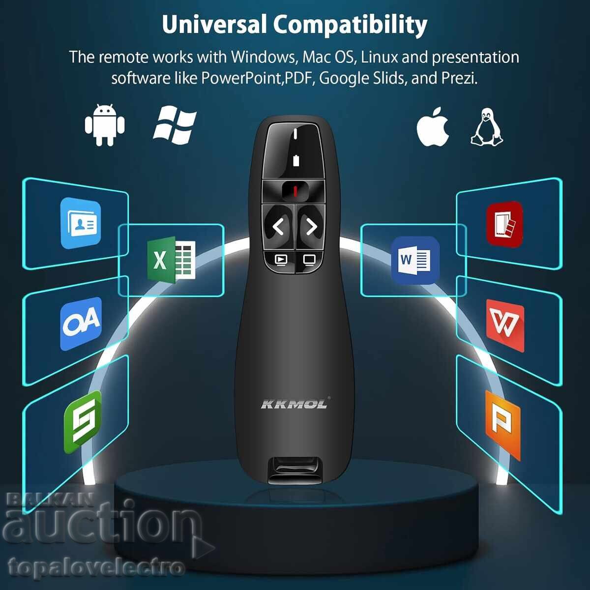 NEW! Wireless Presentation Remote with Red Laser - 5