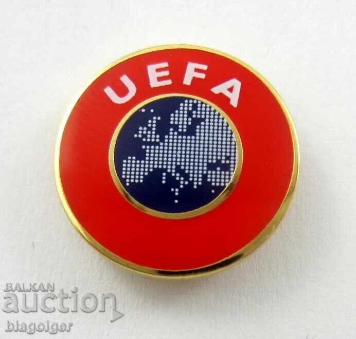 Футбол-УЕФА-Официална значка- Емайл Футбол-УЕФА-Официална значка- Емайл