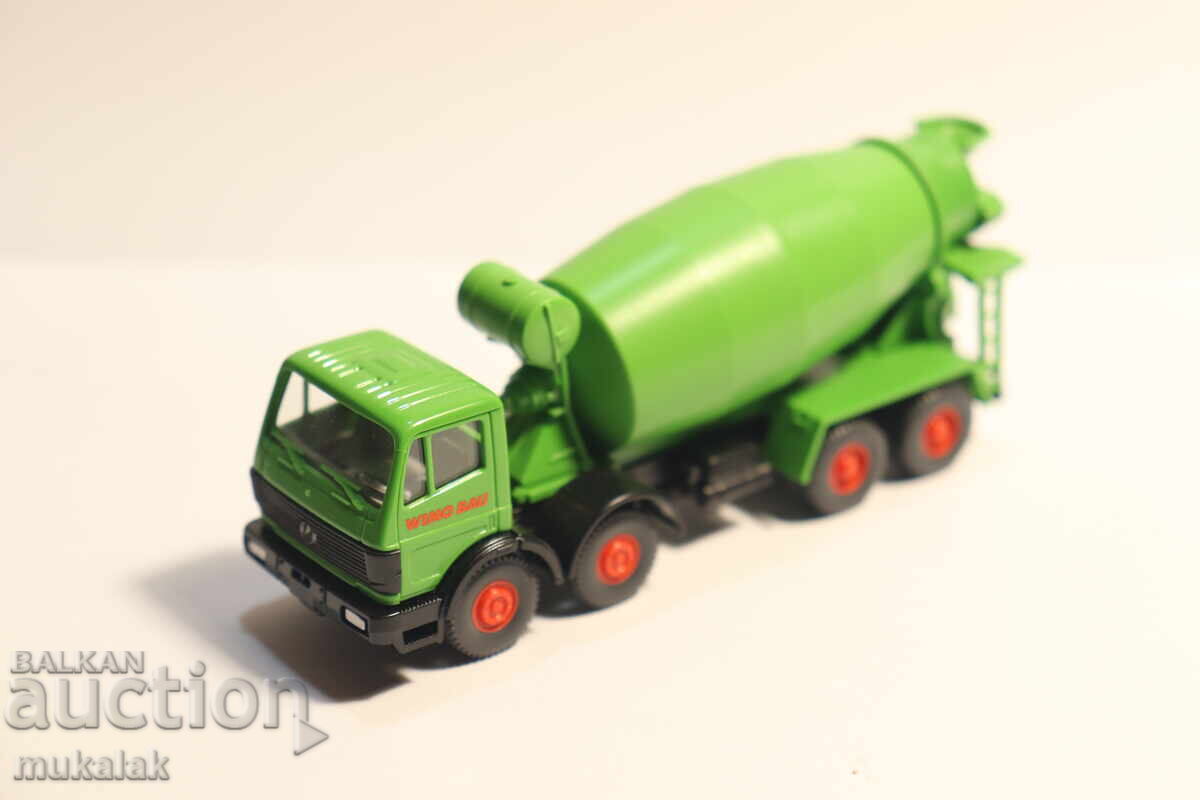 WIKING H0 1/87 MERCEDES Concrete Mixer Truck Model - 6