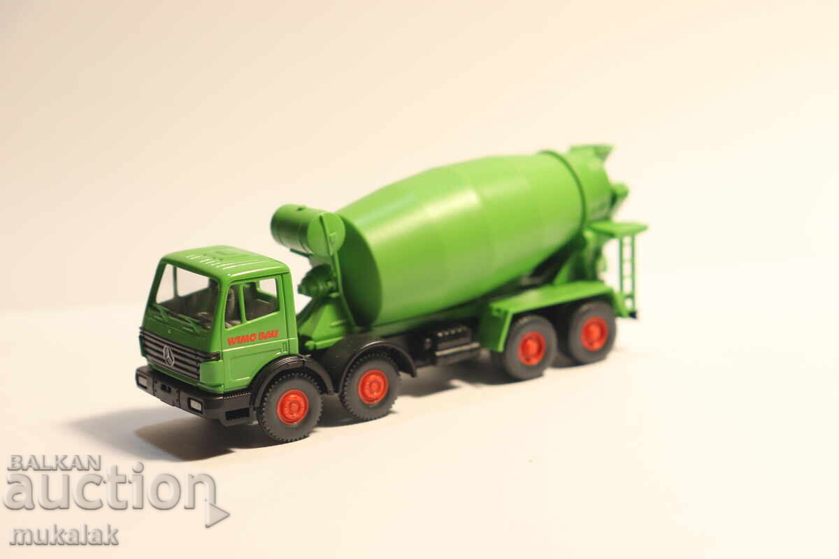 WIKING H0 1/87 MERCEDES Concrete Mixer Truck Model - 6