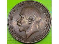 Marea Britanie 1/2 Penny 1922 Bronz