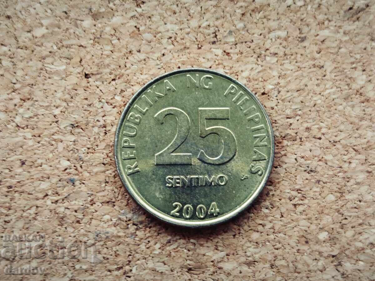 Philippines 25 Centavos 2004