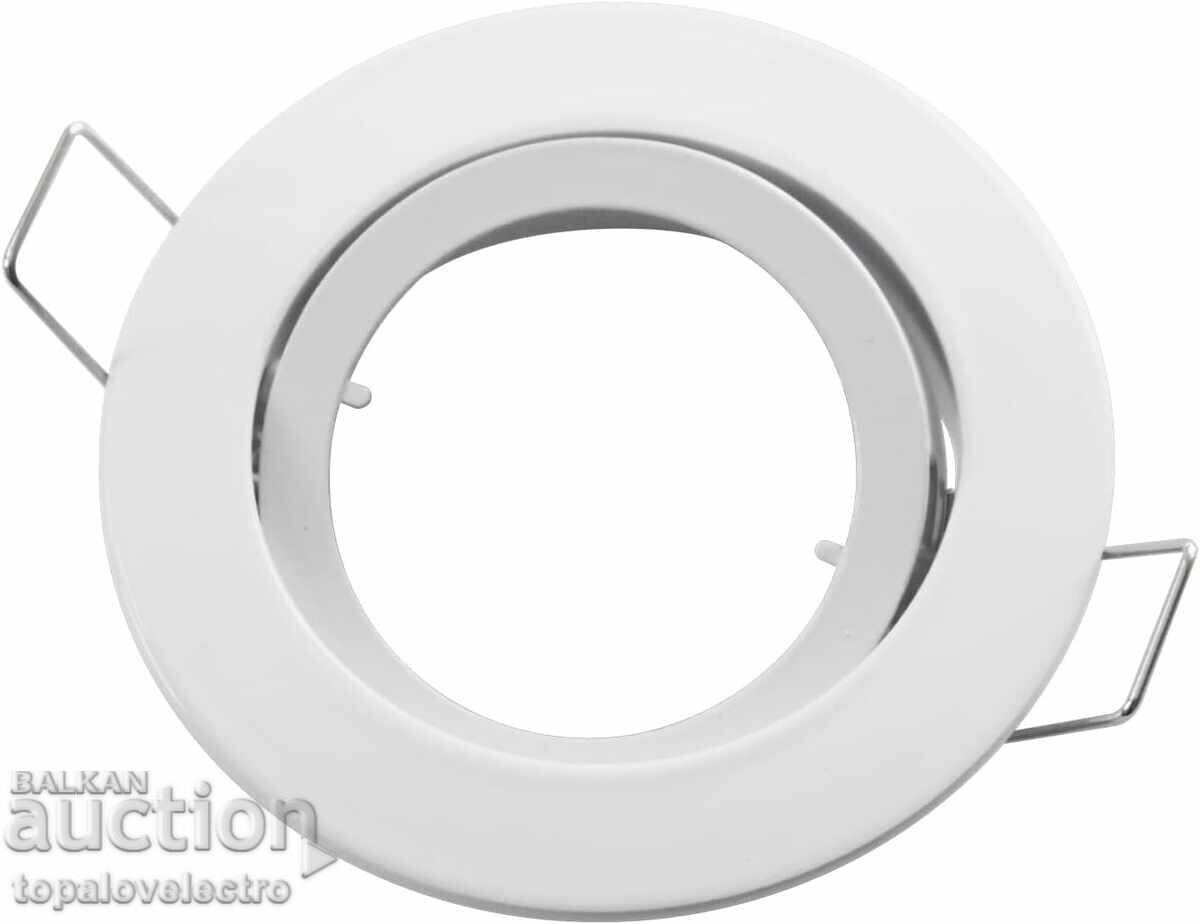 Аукцион НОВ! Комплект от 10 бели алуминиеви рамки за вграждане – вър