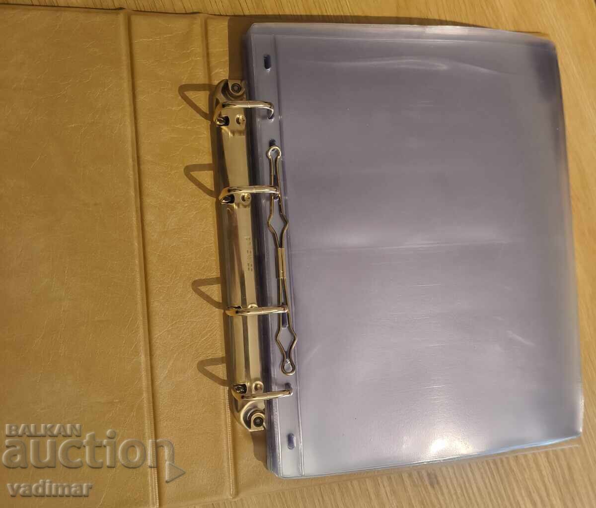 ΠΟΛΥΤΕΛΕΣ ΔΕΡΜΑΤΙΝΟ ΑΛΜΠΟΥΜ-ΝΟΣΙΕ ΜΕ ΘΗΚΗ ΚΑΙ 31 ΦΥΛΛΑ - 6