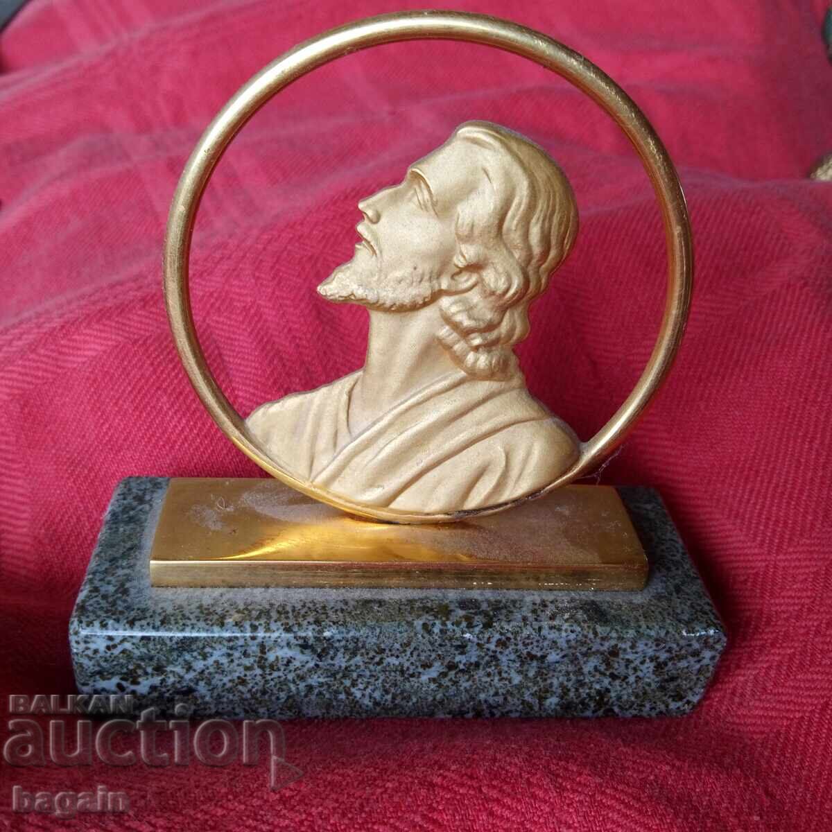 Χάλκινο γλυπτό με επιχρύσωση. Ιησούς Χριστός