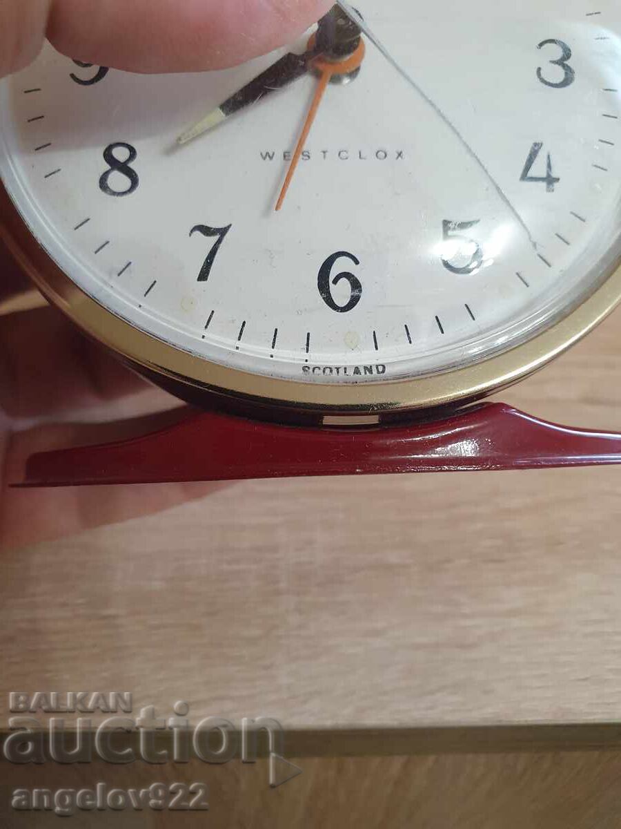 Auction Scottish Mechanical Metal Alarm Clock WORKING Auction Scottish Mechanical Metal Alarm Clock WORKING