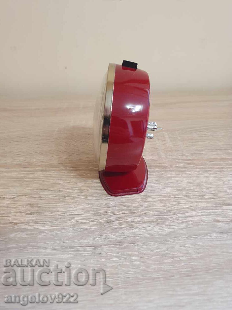 Scottish Mechanical Metal Alarm Clock WORKING - 7 Scottish Mechanical Metal Alarm Clock WORKING - 7