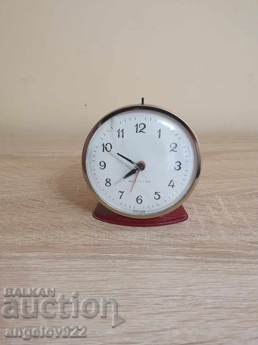 Scottish Mechanical Metal Alarm Clock WORKING Scottish Mechanical Metal Alarm Clock WORKING