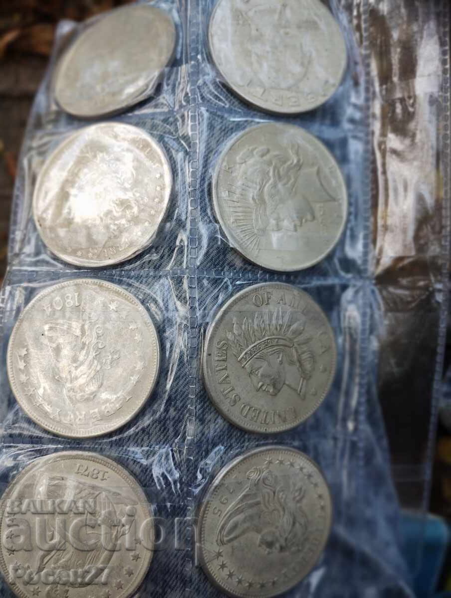 Монети по 1 долар с цена 40.00 лв. | € 20.45