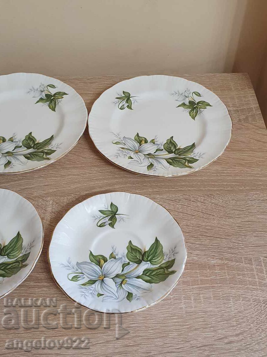 PARAGON English Porcelain Plates - 5