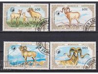 Σφραγισμένες γραμματόσημες Φαύνα Αρχάρι 1987 από τη Μογγολία