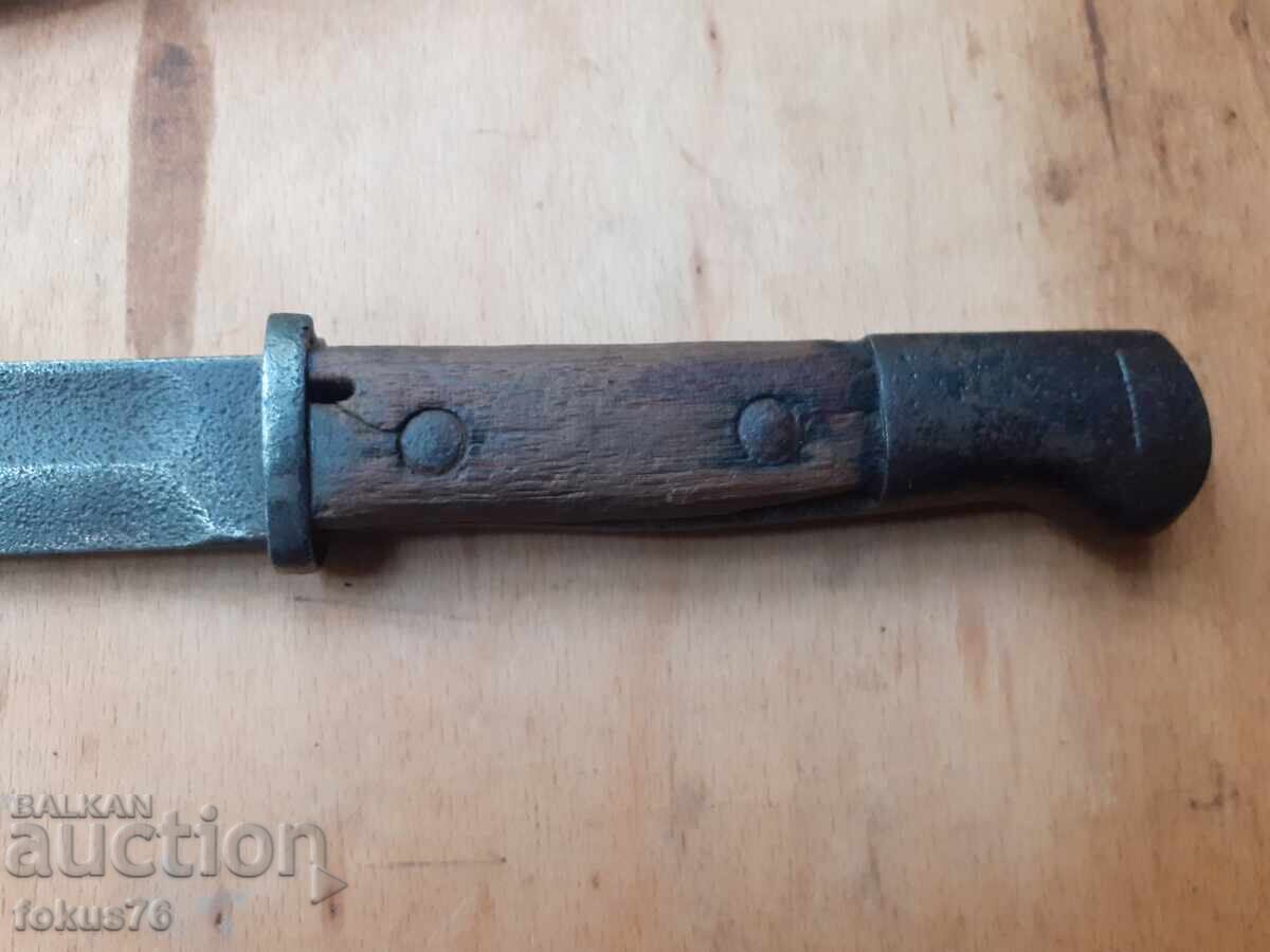 Auction  Bayonet knife for Mauser K-98 rifle with scabbard WW2
