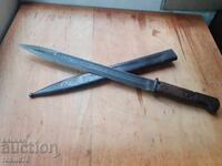 Cuțit baionetă pentru pușcă Mauser K-98 cu teacă WW2