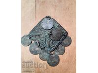 Bijuterie veche renascentistă, țurțur de cap, tepelek